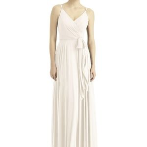 Dessy Bridesmaid Dress: After Six Style 1511 Ivory